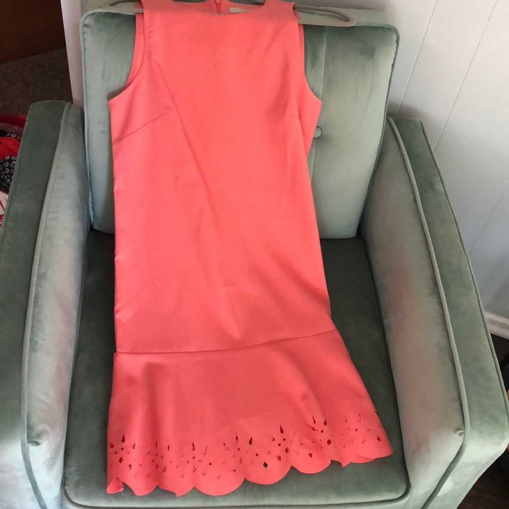 Loft dress coral size 6